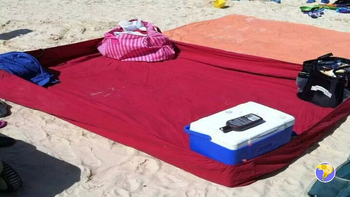 Izdelava torbe za na plažo iz starih rjuh
